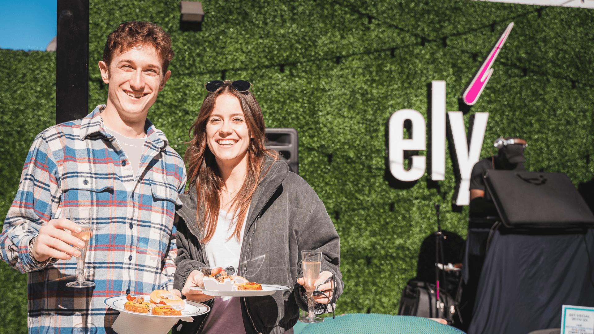 Elysian at Buffalo residents enjoying the grand opening