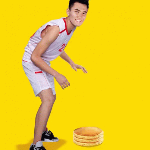 kid with pancakes
