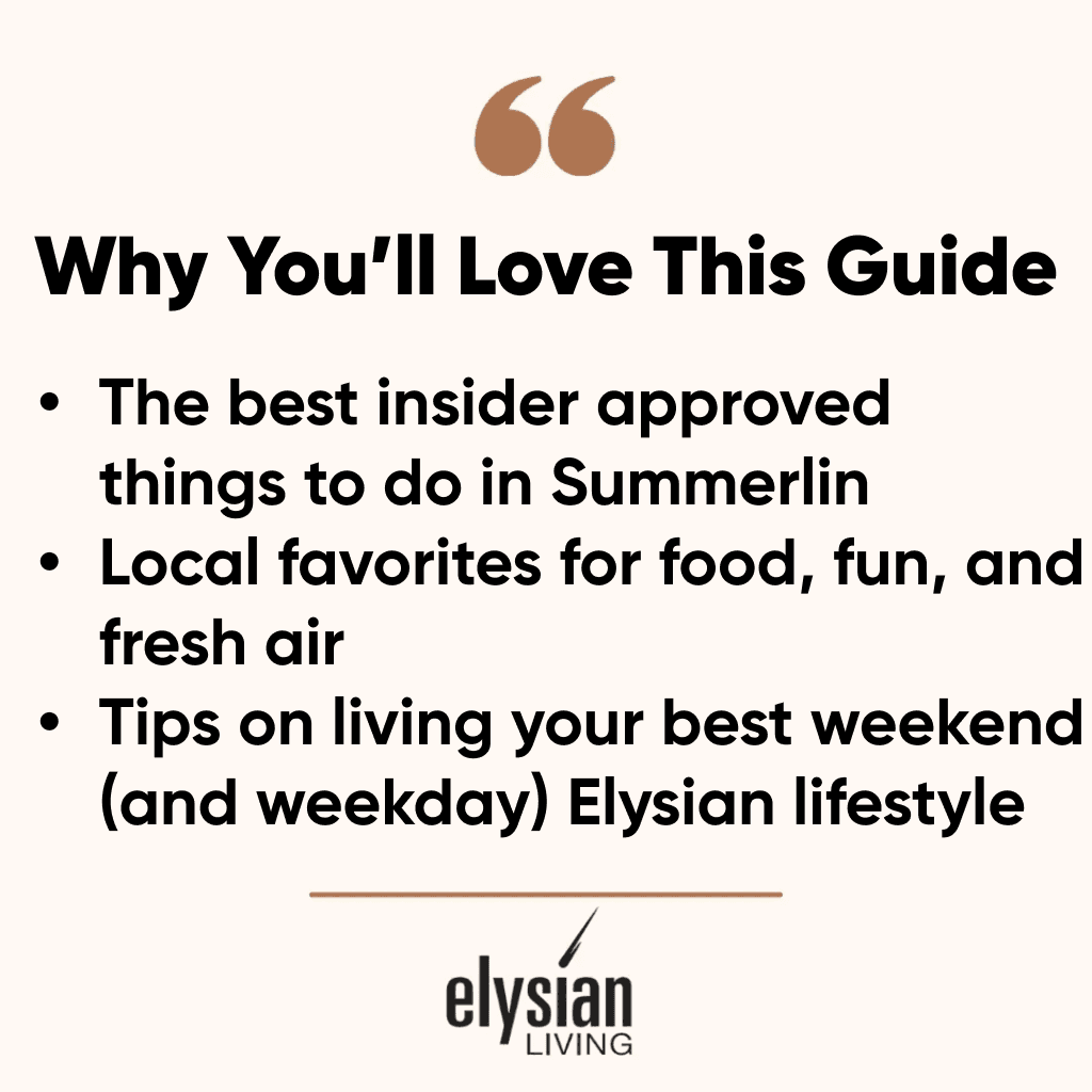 Best Things to Do in Summerlin (Insider’s Edition)