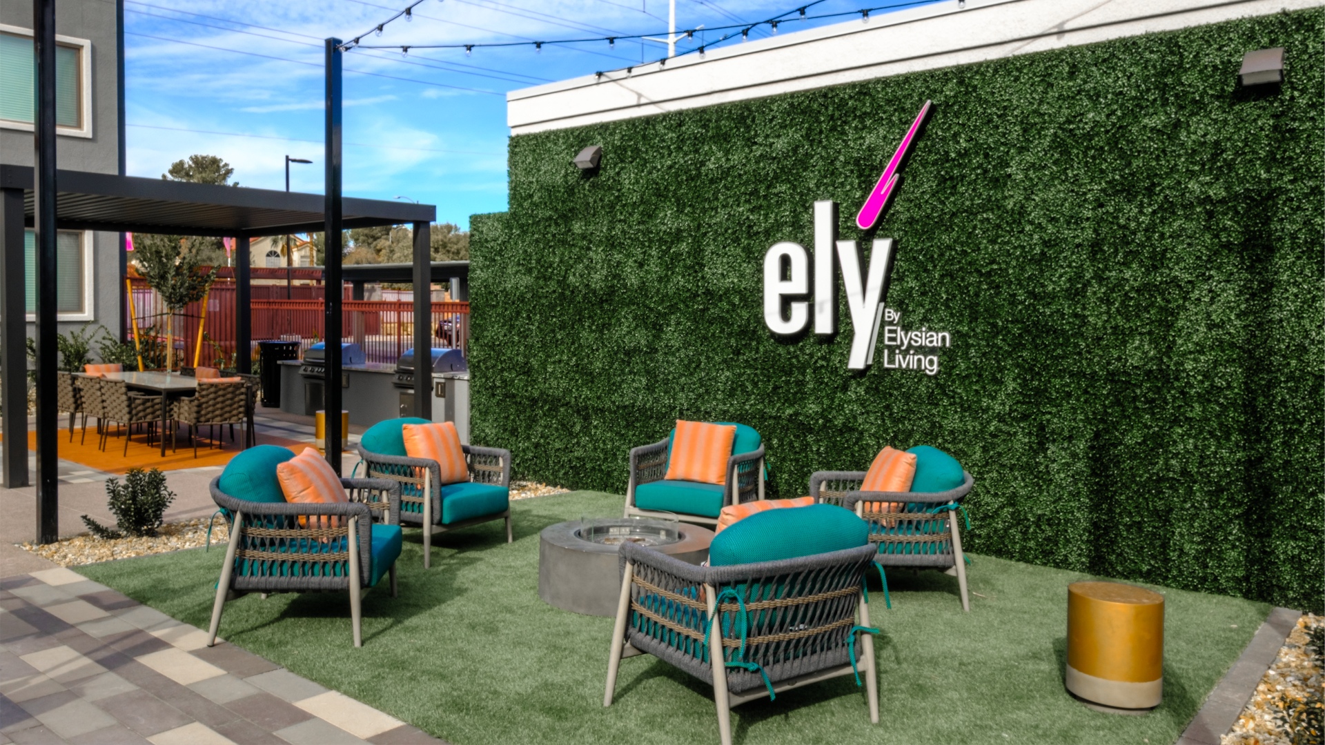 Sitting area outside at Ely at Buffalo