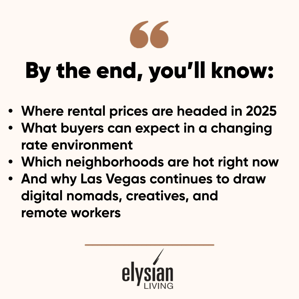 Las Vegas Housing Market Trends 2025: What Renters & Buyers Need to Know