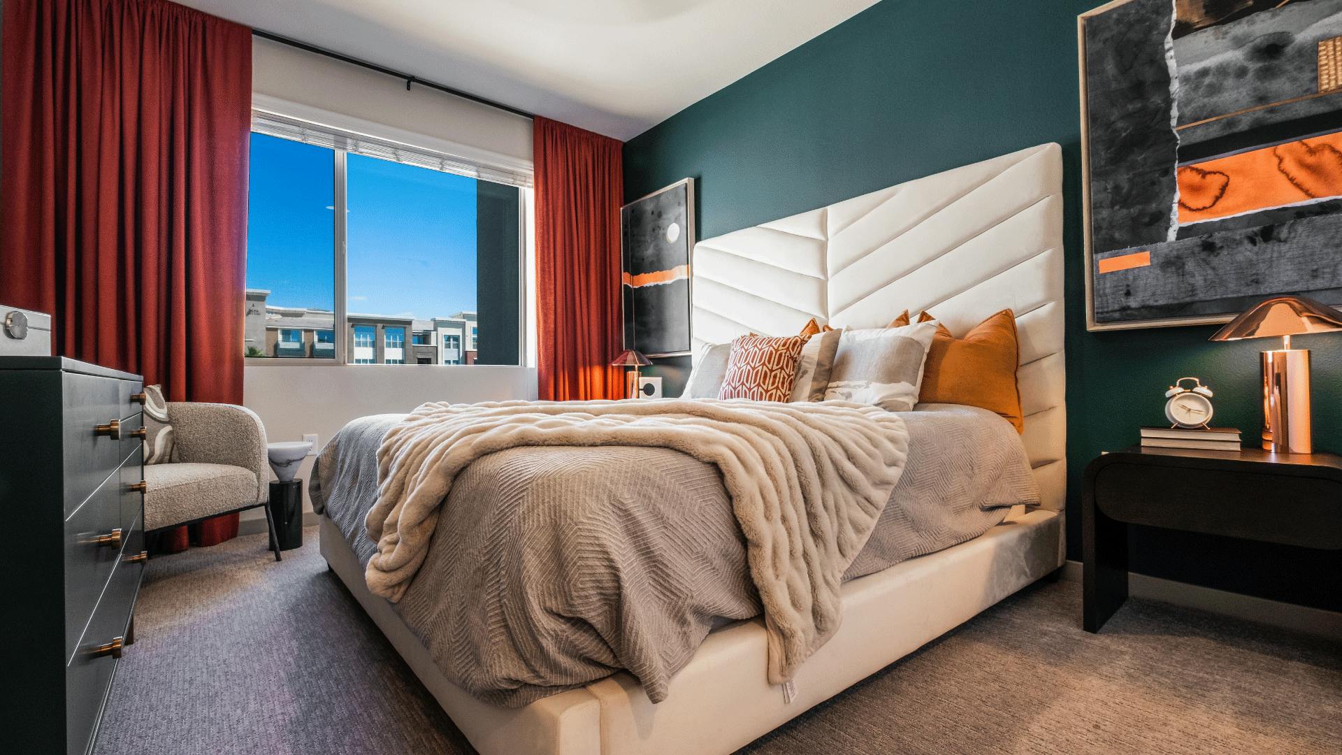 Las Vegas apartment bedroom